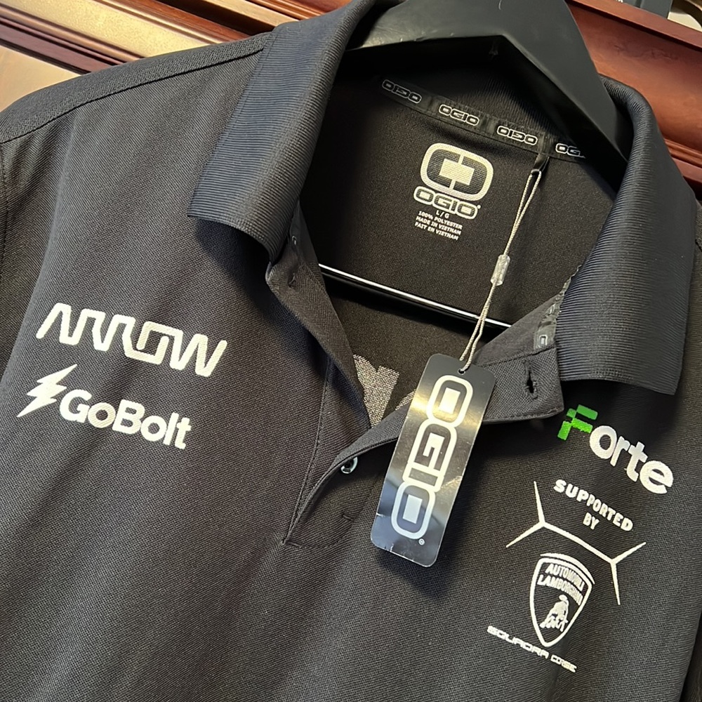 Brand New Ogio Rare Black Racing Polo Automobili Lamborghini, Go Bolt, Forte! - Picture 4 of 10